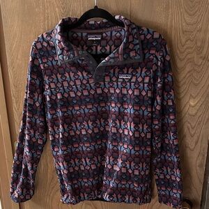 Patagonia Multicolor Patterned Fleece Pullover